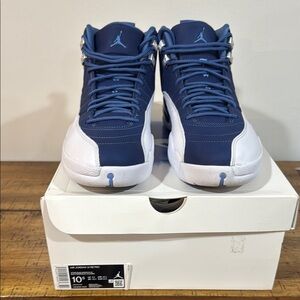 Jordan AJXII Sneakers in Indigo Blue
